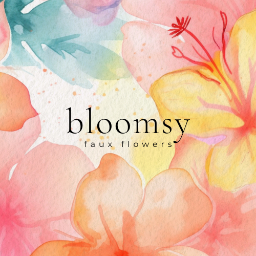 The Burgundy Bloomsy Box - Silk Flowers Collection