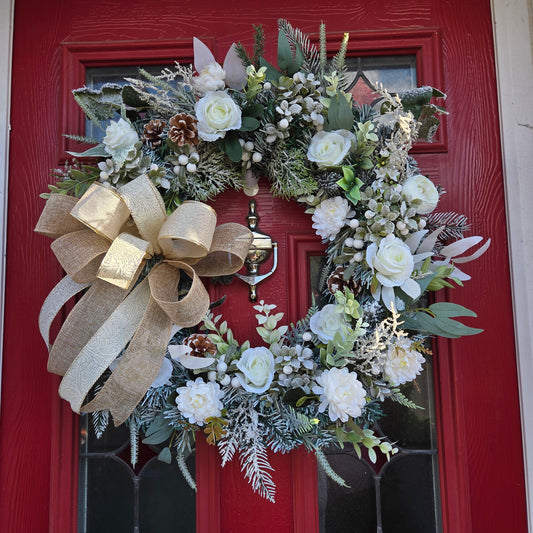 Deluxe Natural Wreath, luxury Christmas decor