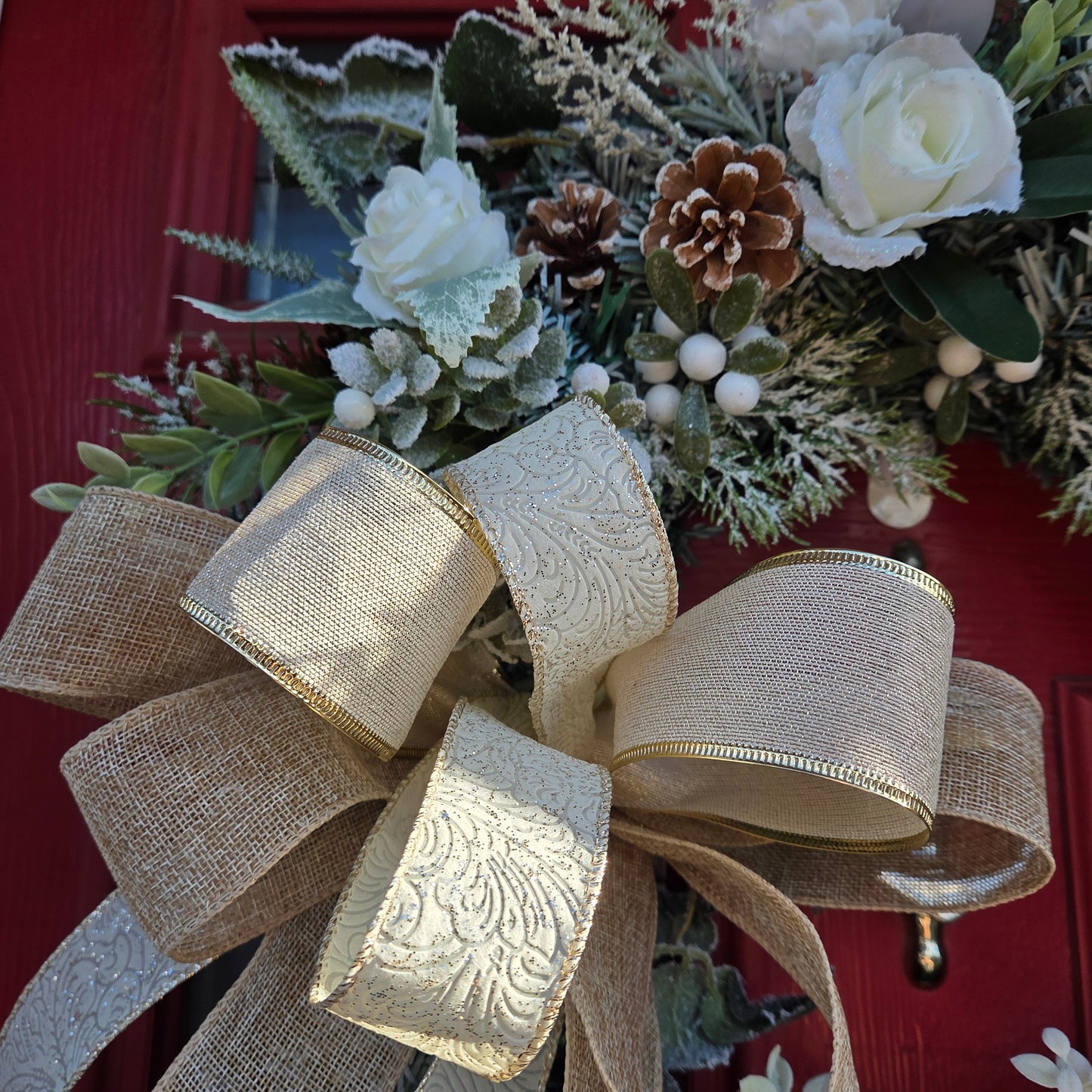 Deluxe Natural Wreath, luxury Christmas decor